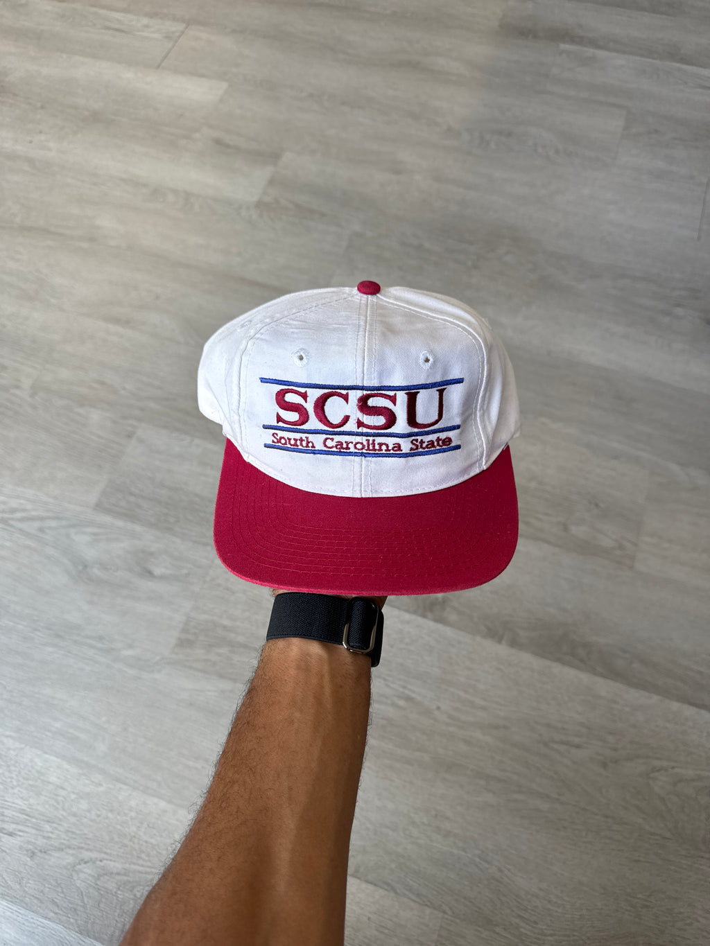 Vintage 90s The Game South Carolina State University Bulldogs Snap Back Hat