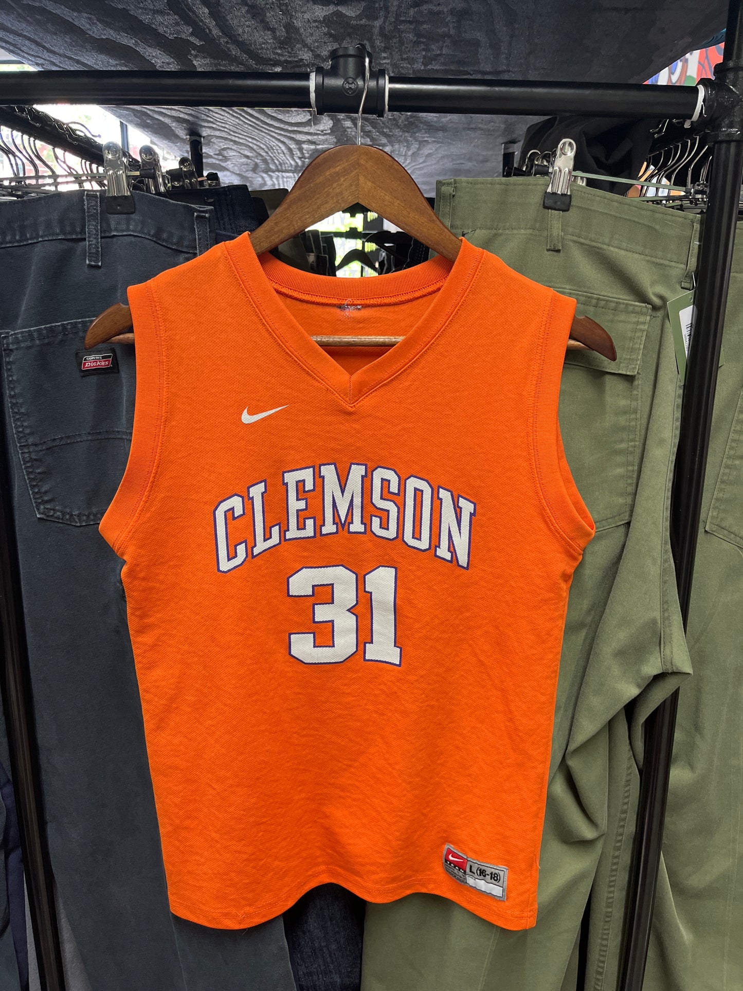 Youth Clemson Tigers Basketball Jersey