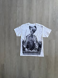 Vintage Rotten Allegory of Death Uncharred Skeleton AOP Tee