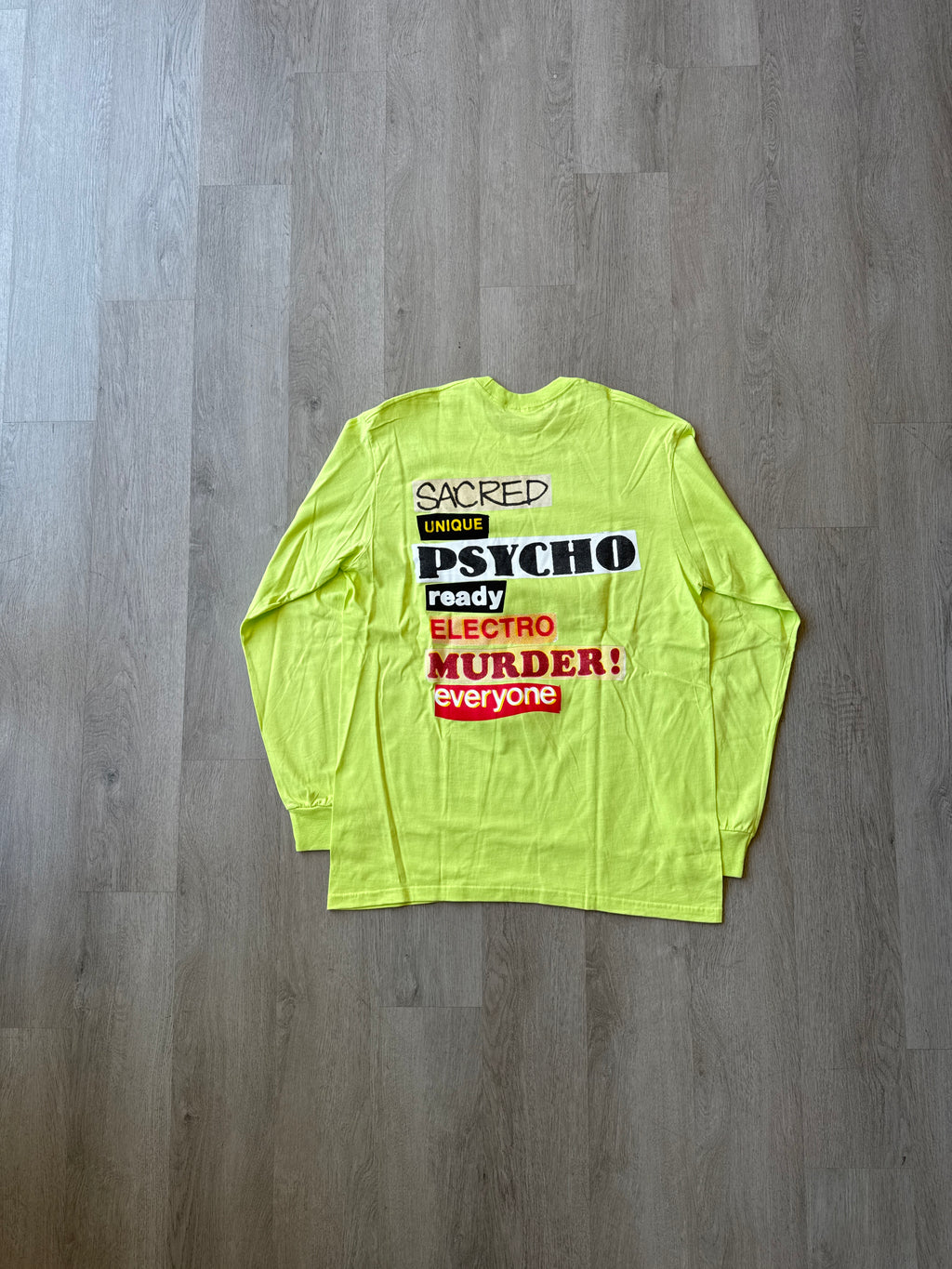 Supreme Sacred Unique L/S Neon Green Tee (SS20)