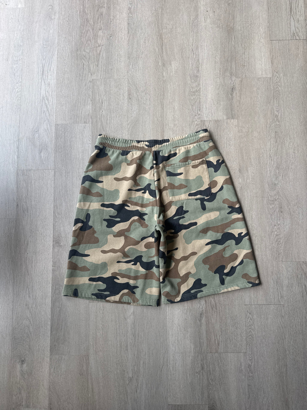 Blank 3/4 Long Camo Sweatshorts