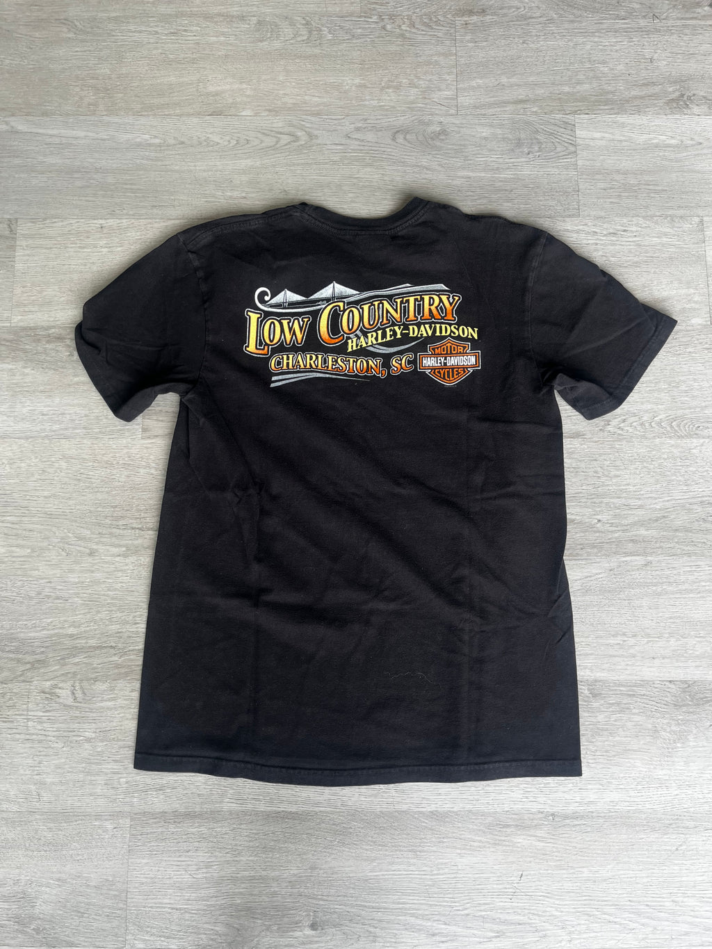 Vintage Harley Davidson Fiery Wolf Tee