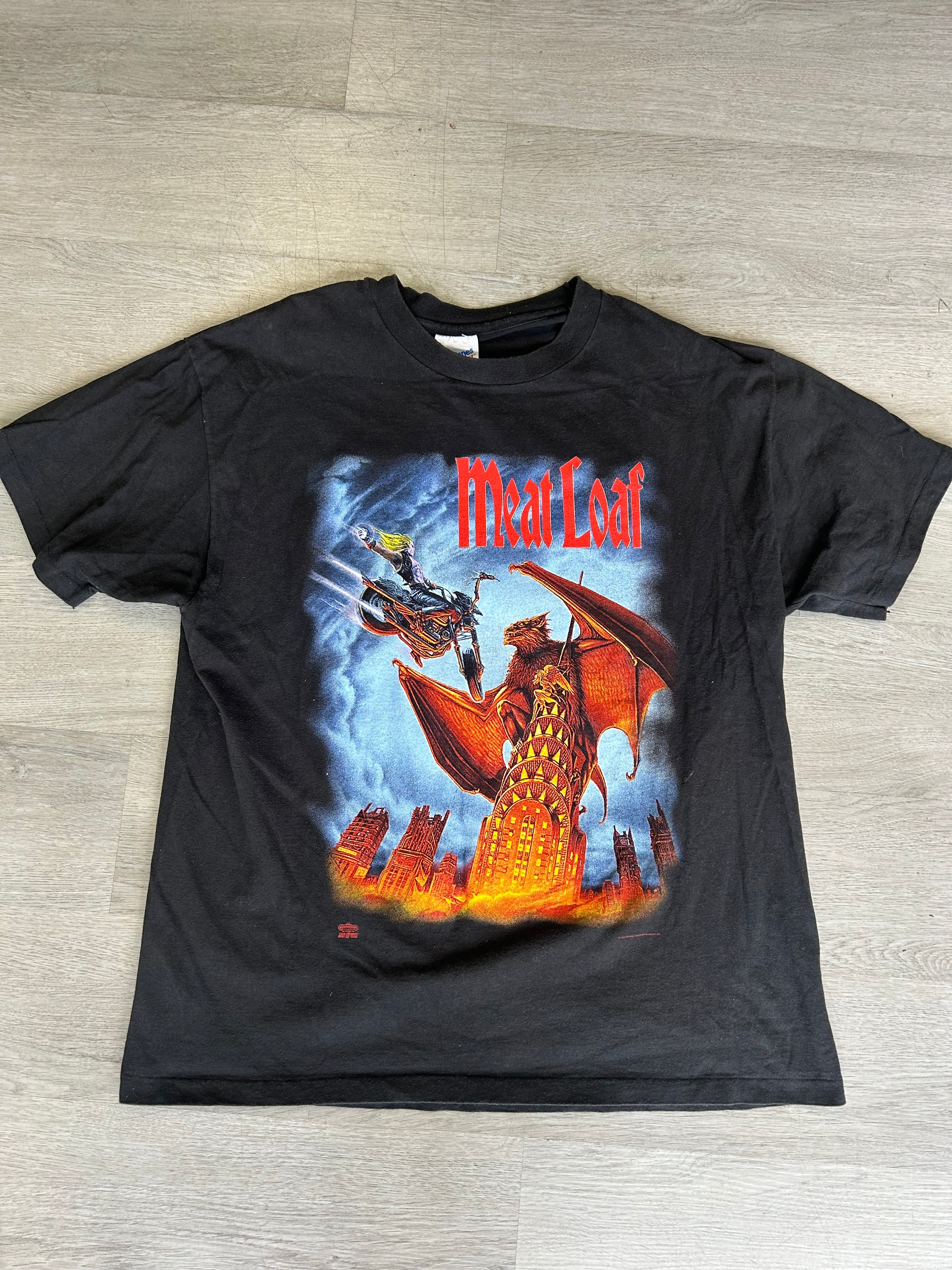 Vintage 1993 Meat Loaf Everything Louder Than Everything Else Tee