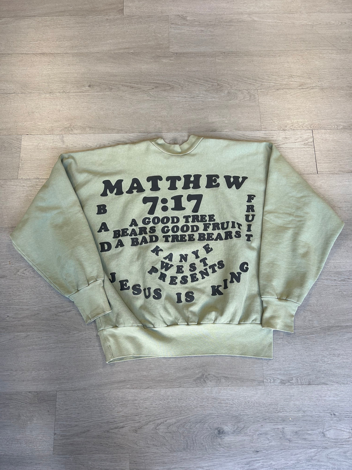 Kanye West x CPFM "Jesus Is King" Crewneck