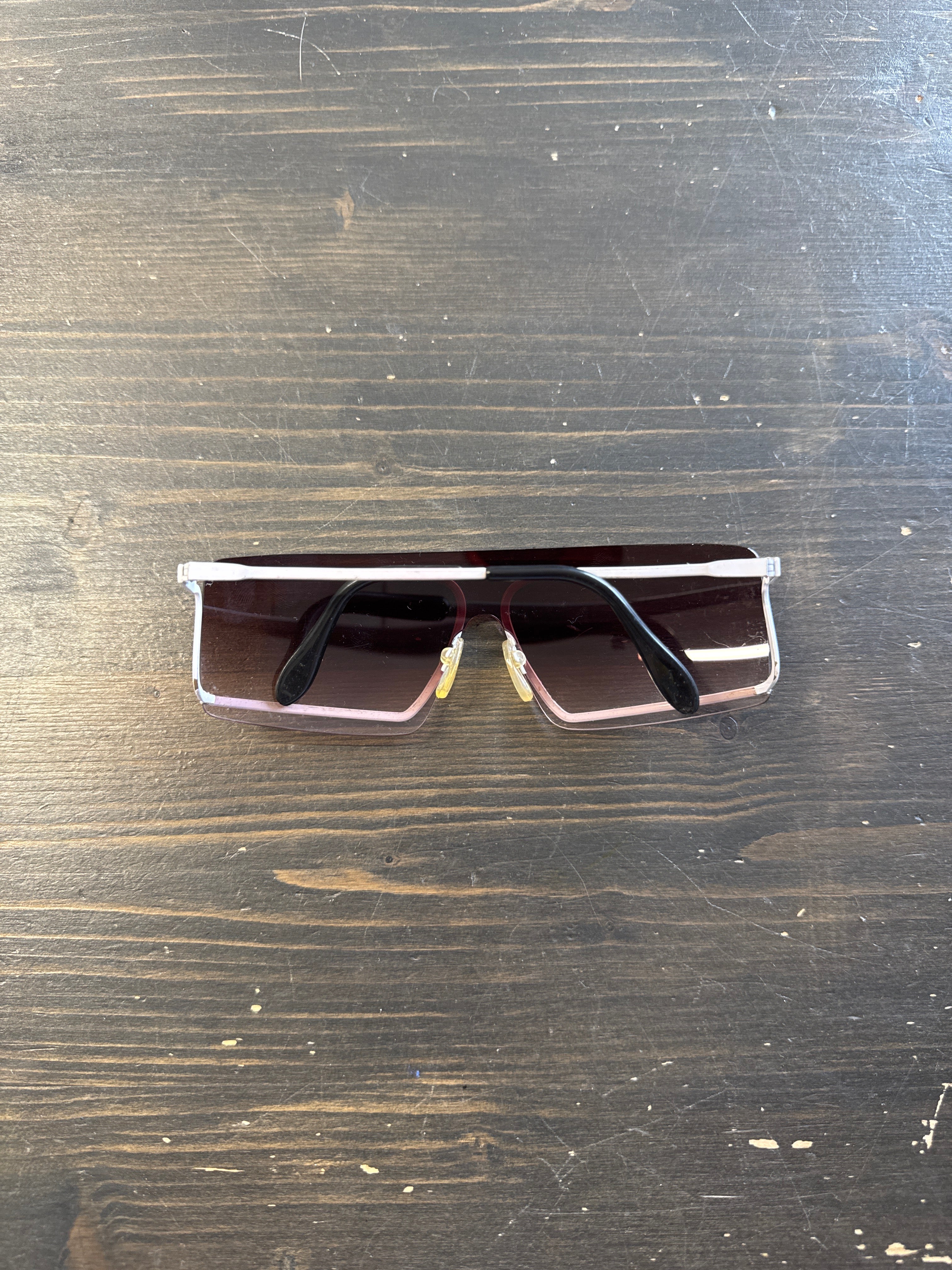 Vintage 90s Crozel Hip Hip Style Purple Glasses