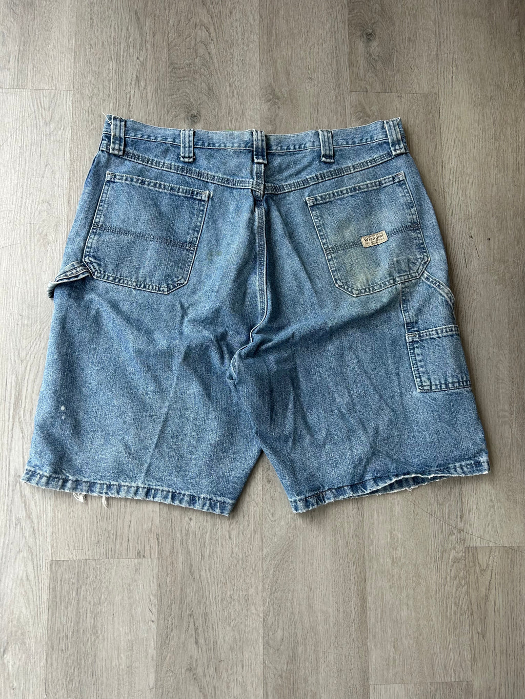 Vintage Distressed Wrangler Carpenter Jean Shorts Jorts