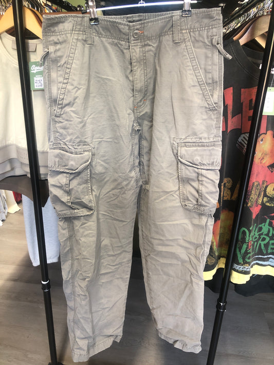 Grey Cargo Pants