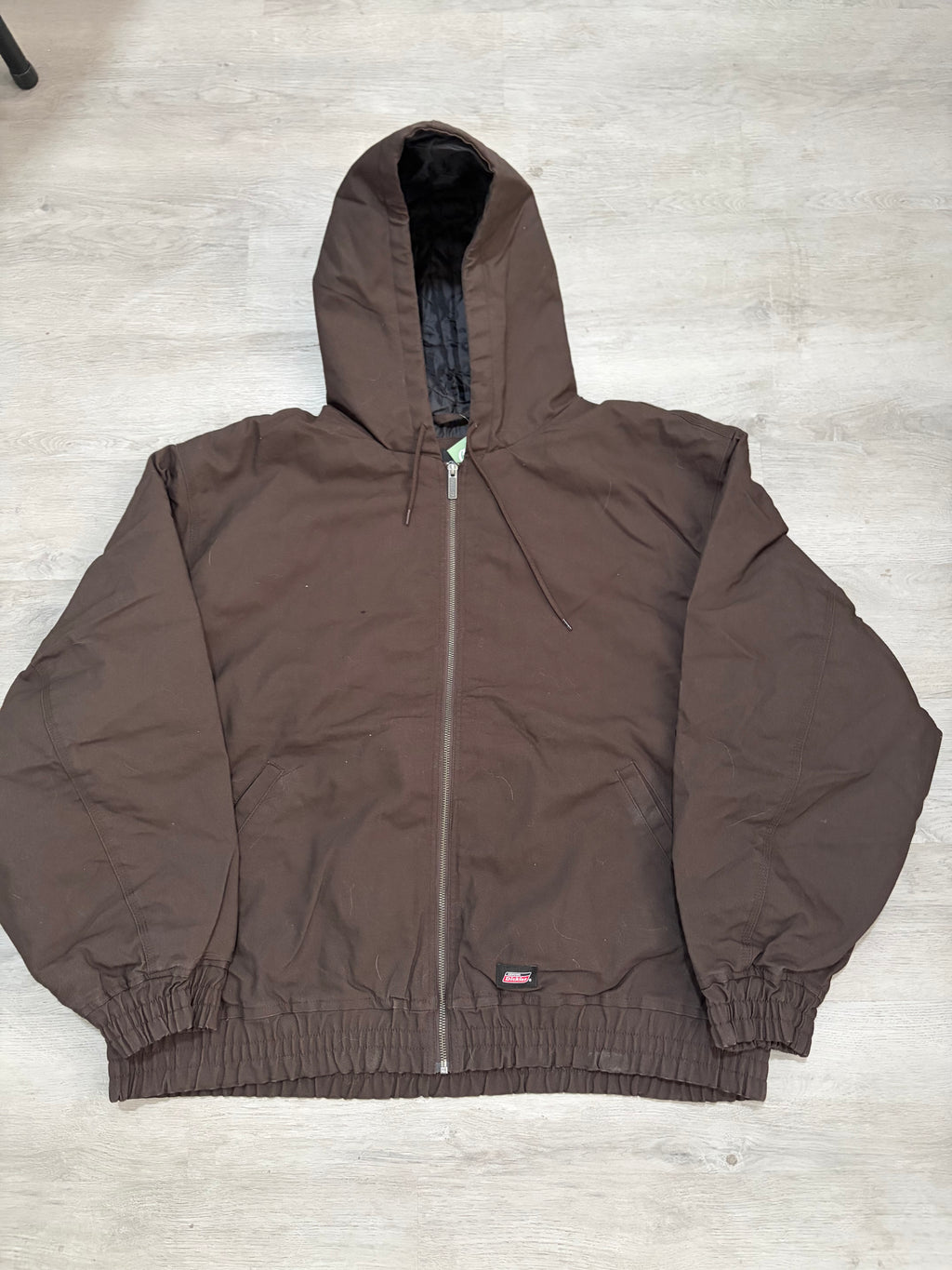 Vintage Dickies Brown Workwear Hooded Jacket