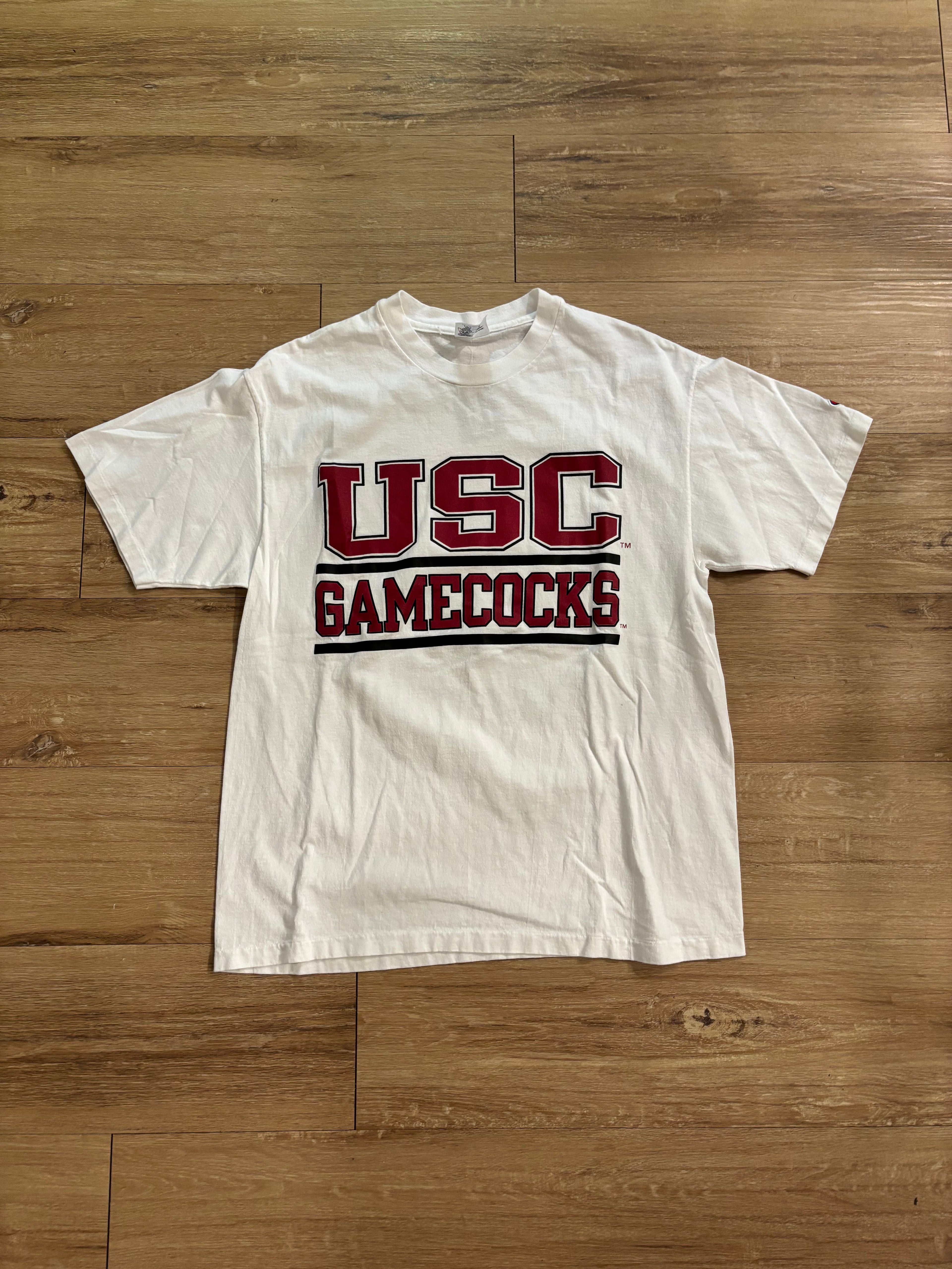 Vintage White USC Gamecocks Tee