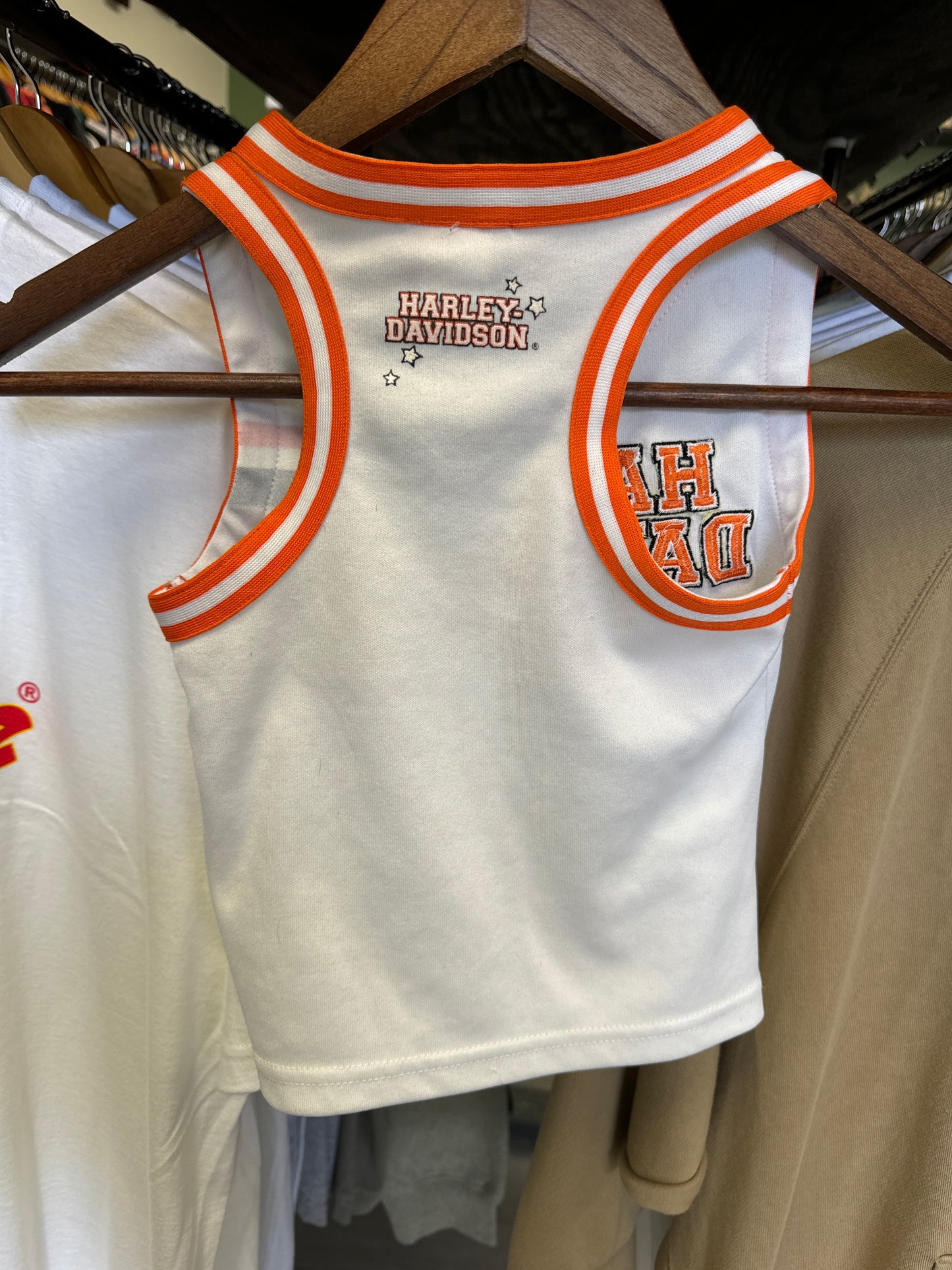 Youth Harley Davidson White Jersey