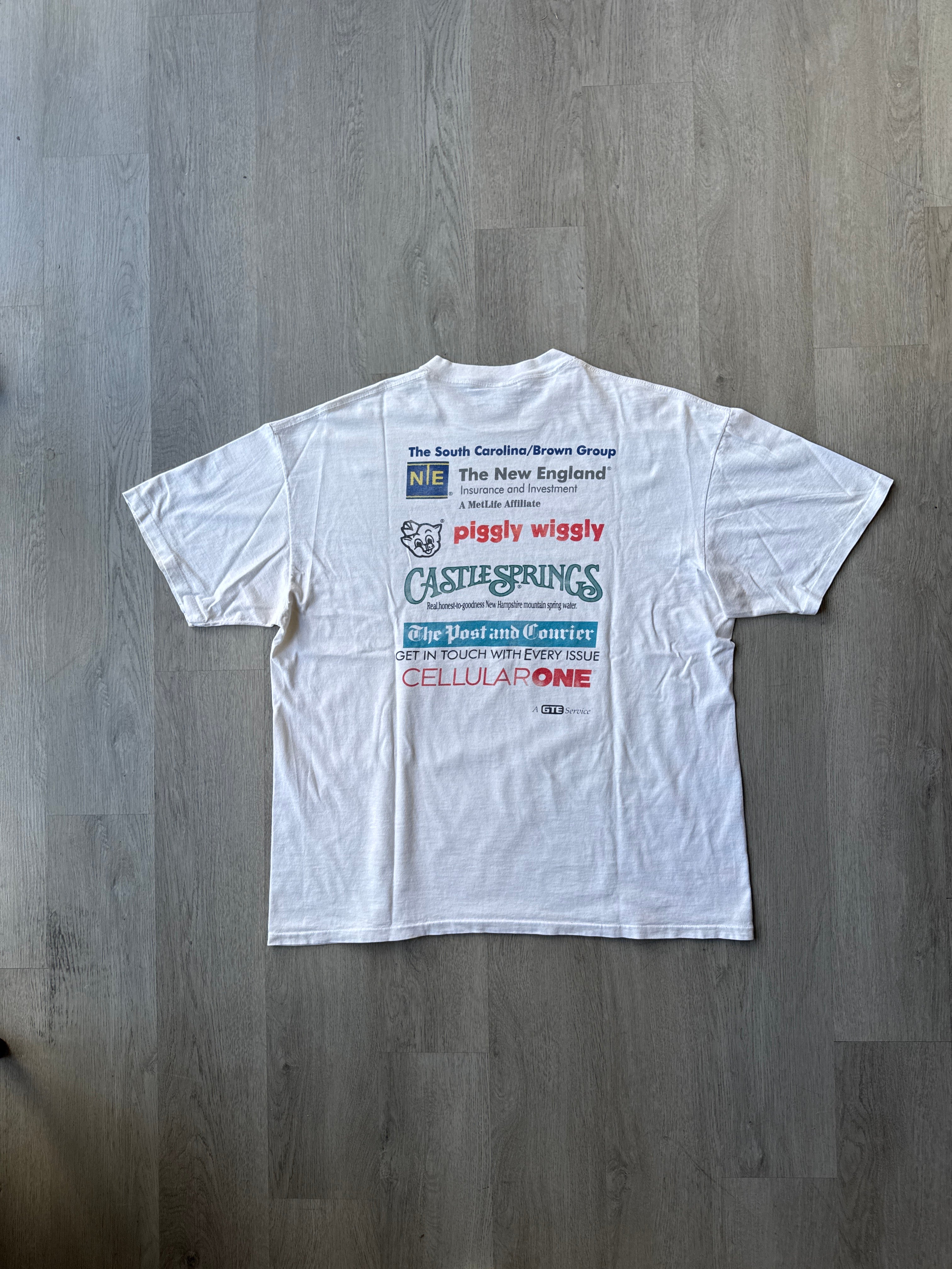 Vintage 1997 Charleston, SC Cooper River Bridge Run Art Tee