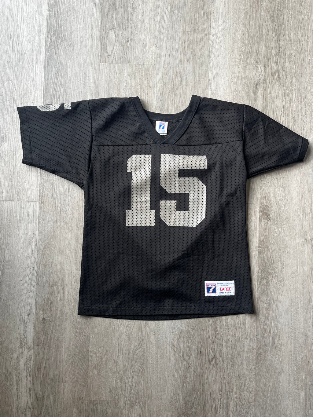 Vintage 1890s Jeff Hostetler Oakland Raiders #15 Jersey