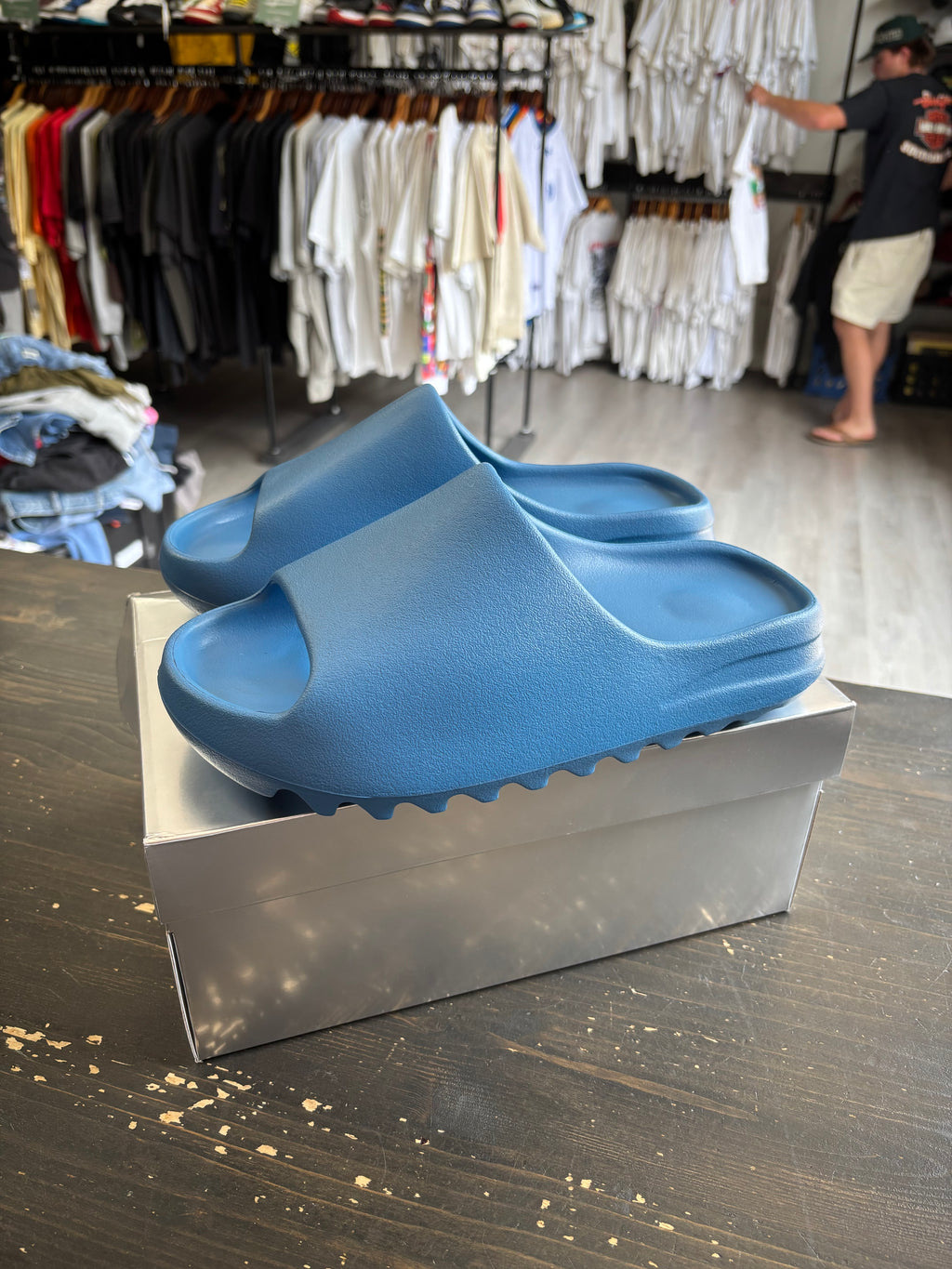 YZY YS-01 Blue Slides