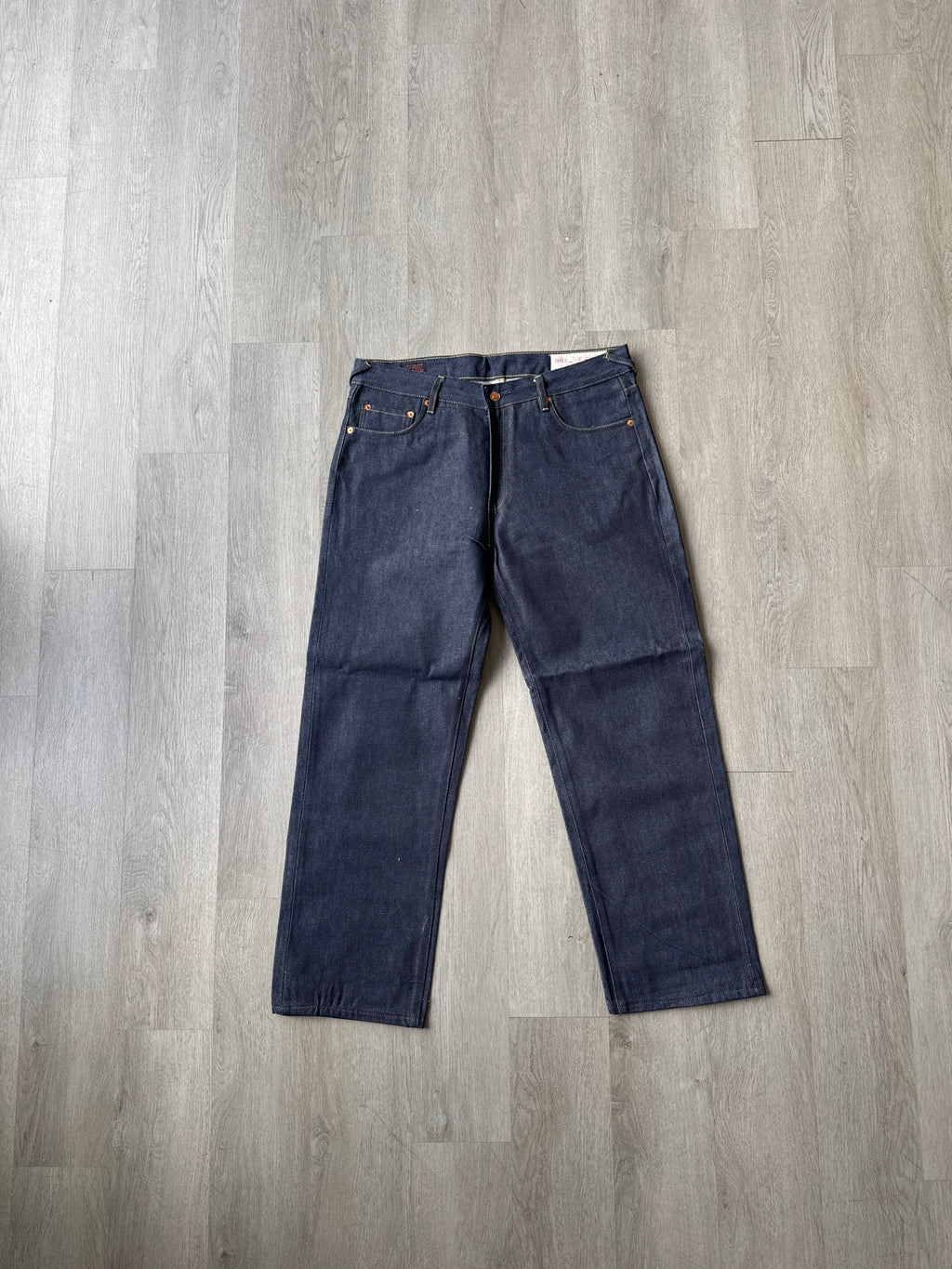 Evisu Japanese Brown Wave Art Selvedge Denim Jeans