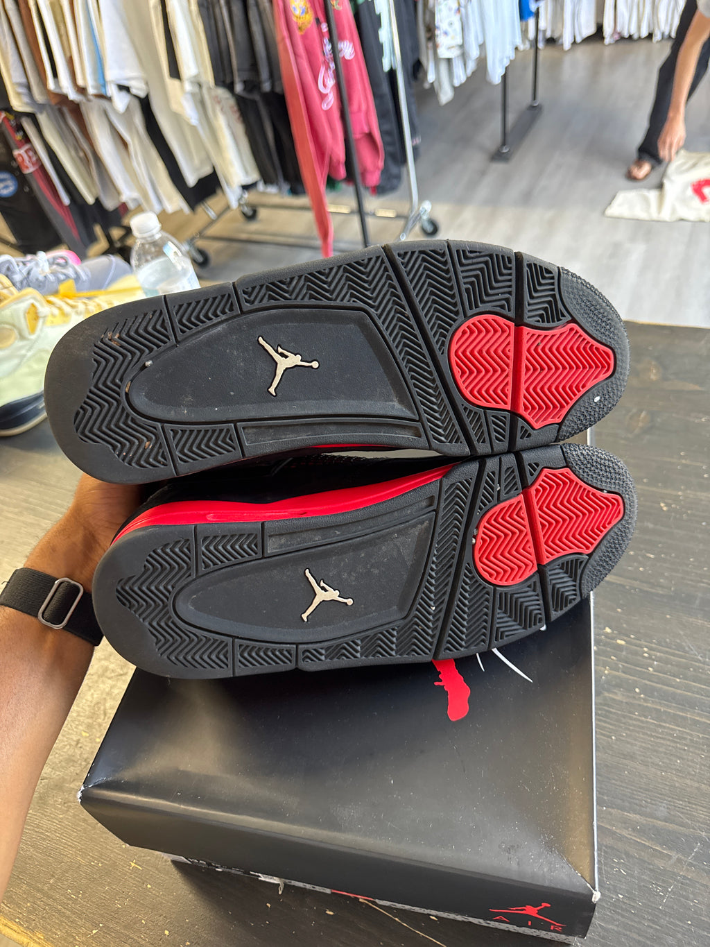 Pre-owned Jordan Retro 4 Red Thunder