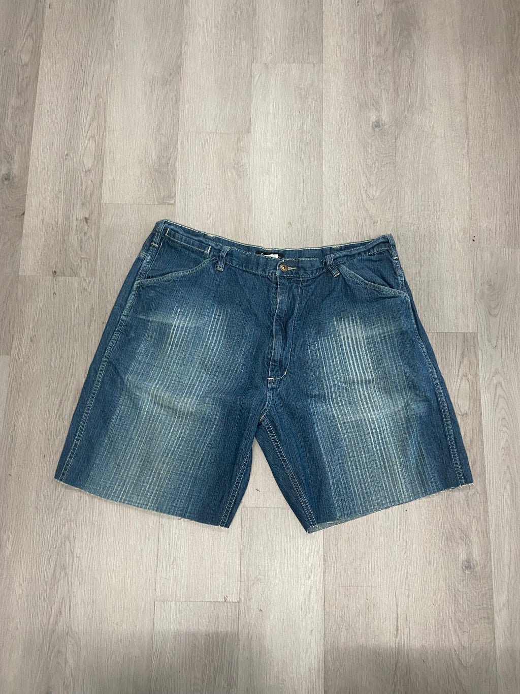 Sean John Blue Denim Cutoff Jean Shorts Jorts