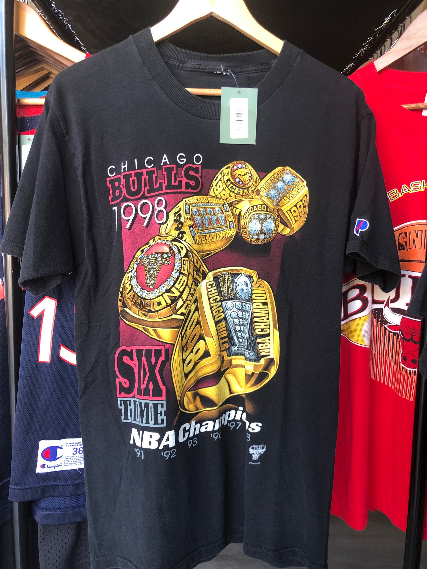 Vintage 1998 Chicago Bulls Champions Tee