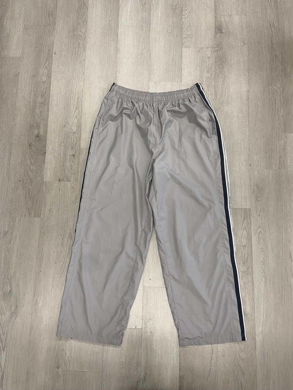 Premier Grey w/ Black/White Stripe Track Pants