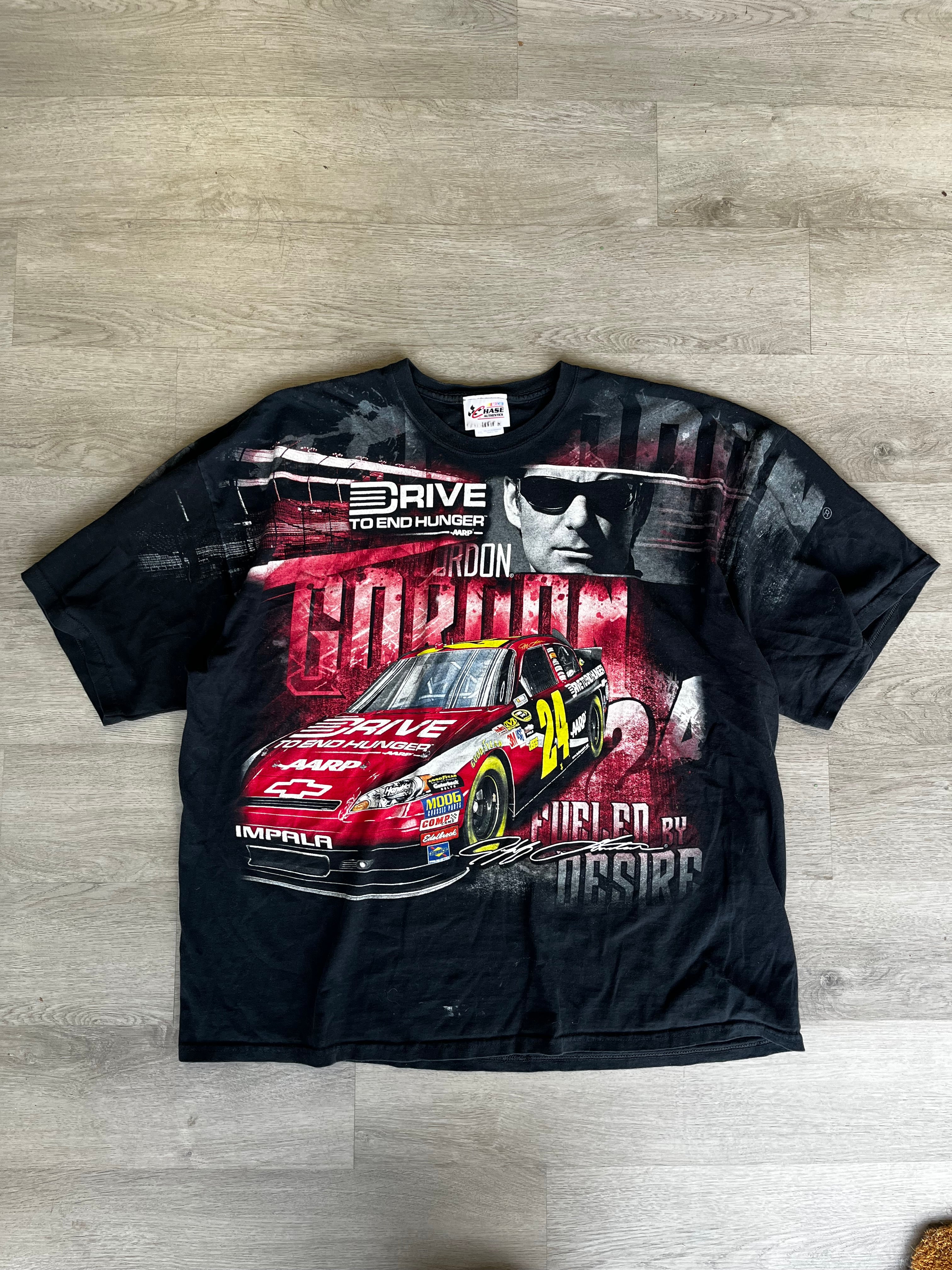 Chase Authentics Jeff Gordon NASCAR "Drive to End Hunger" Tee