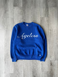 Vintage Russell Royal Blue Ageless Script Sweatshirt