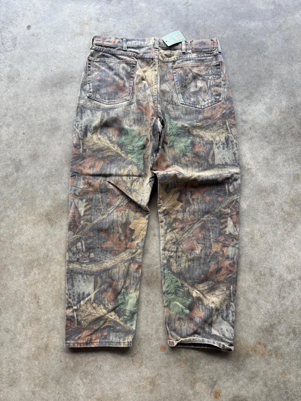 Vintage Wrangler Double Knee Camo Pants