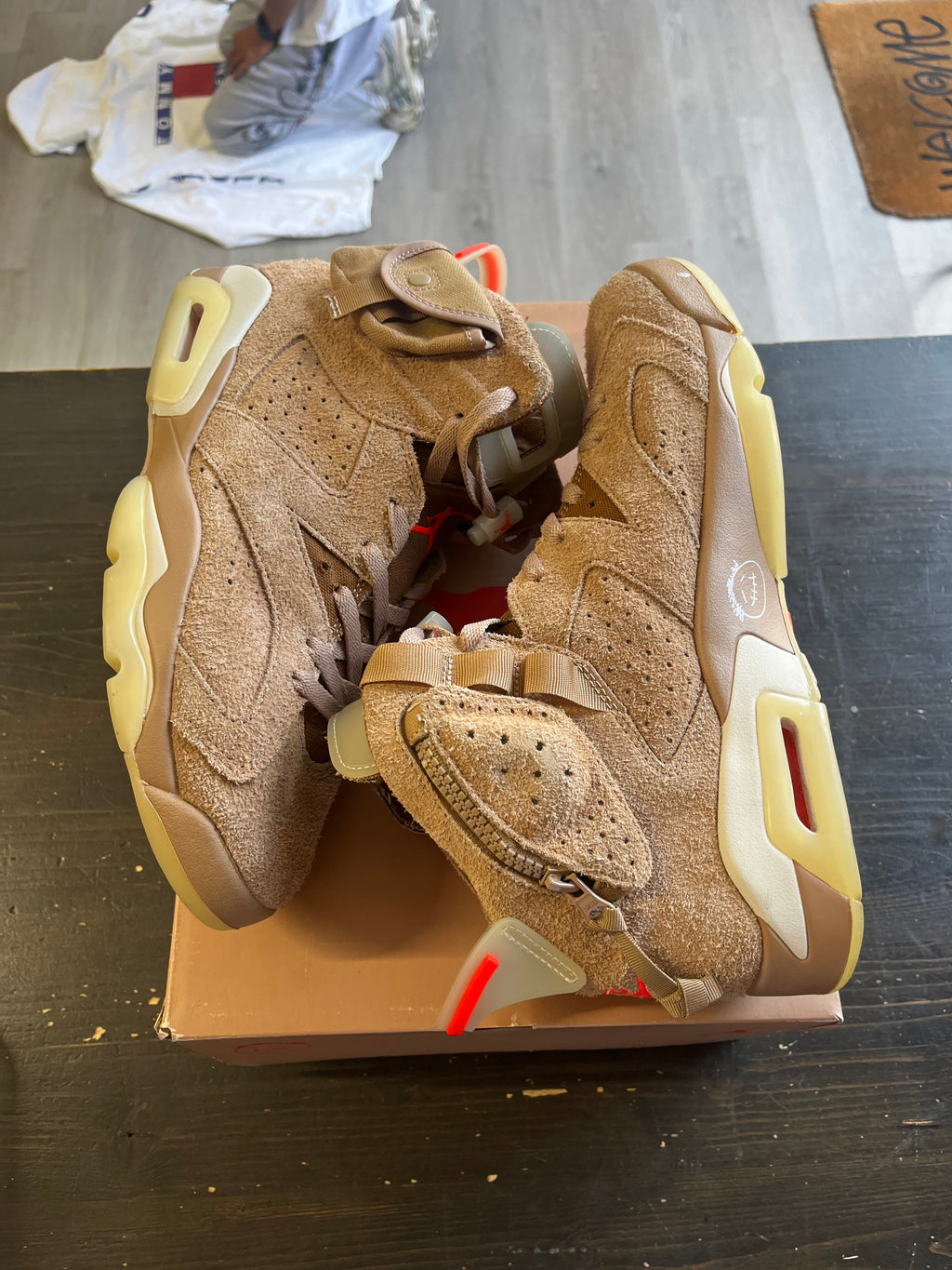 Pre-Owned Jordan 6 Retro Travis Scott British Khaki