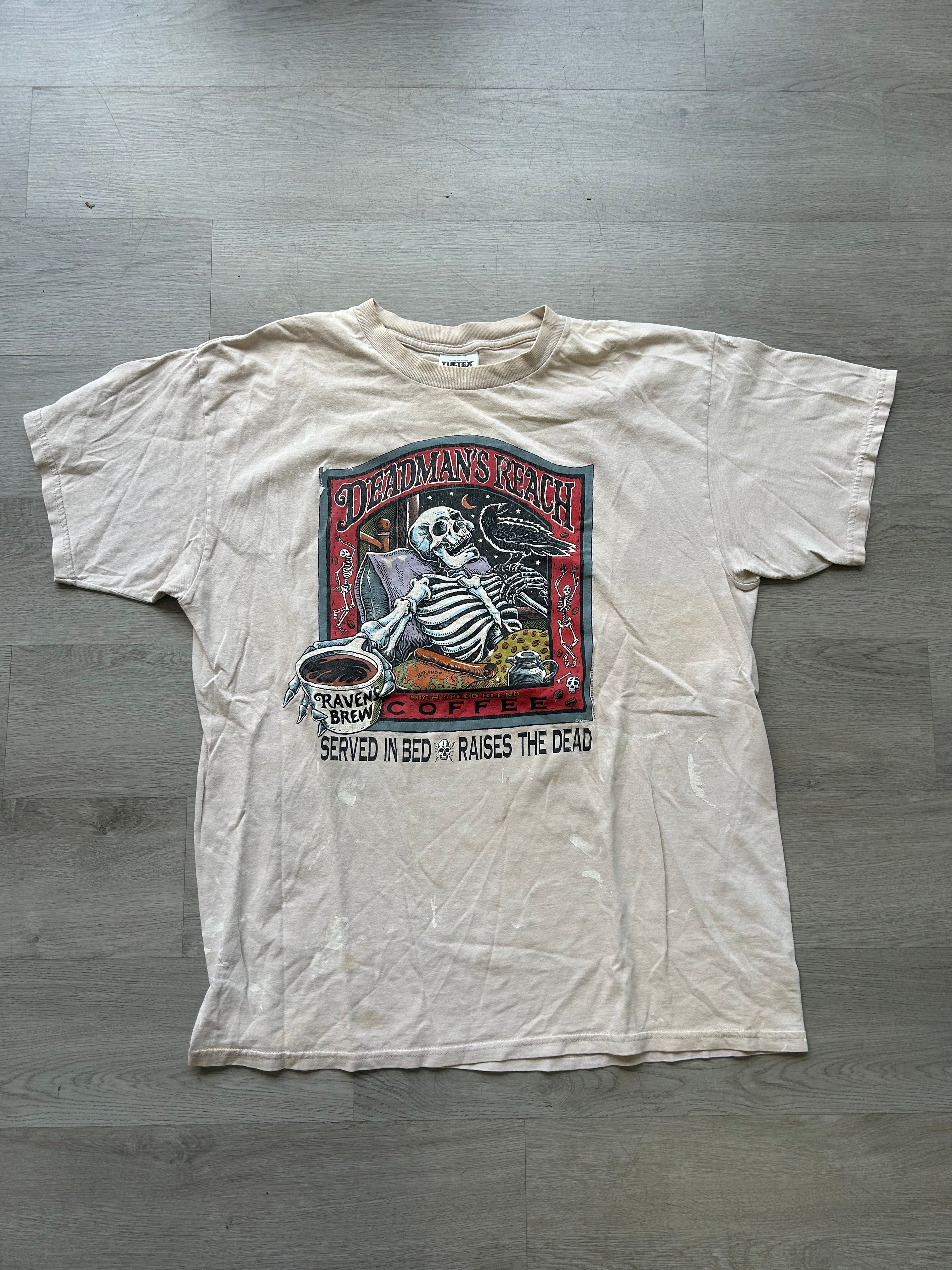 Vintage Raven's Brew Coffee Deadman's Reach Tee