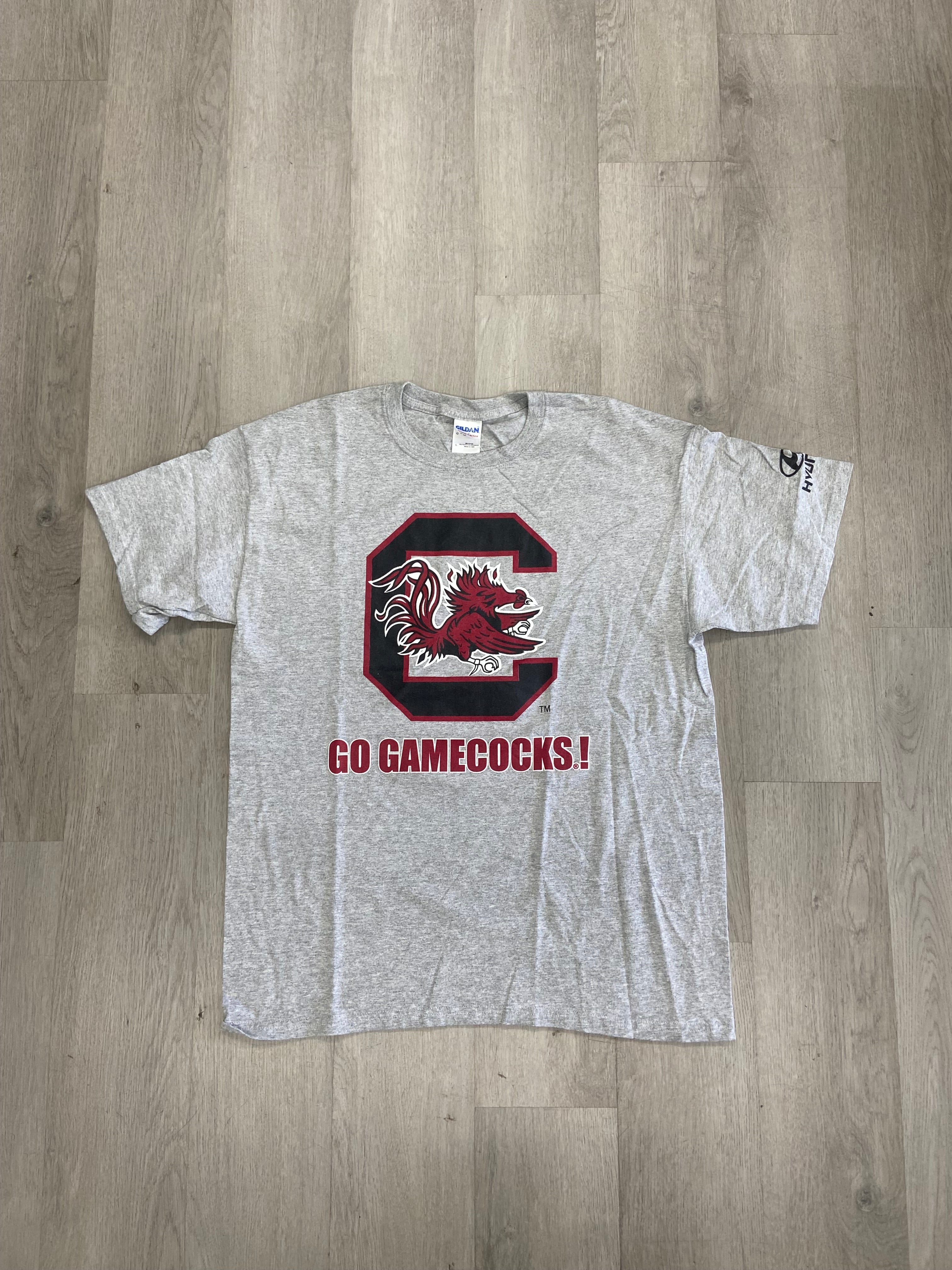 Grey University of South Carolina Go Gamecocks Tee