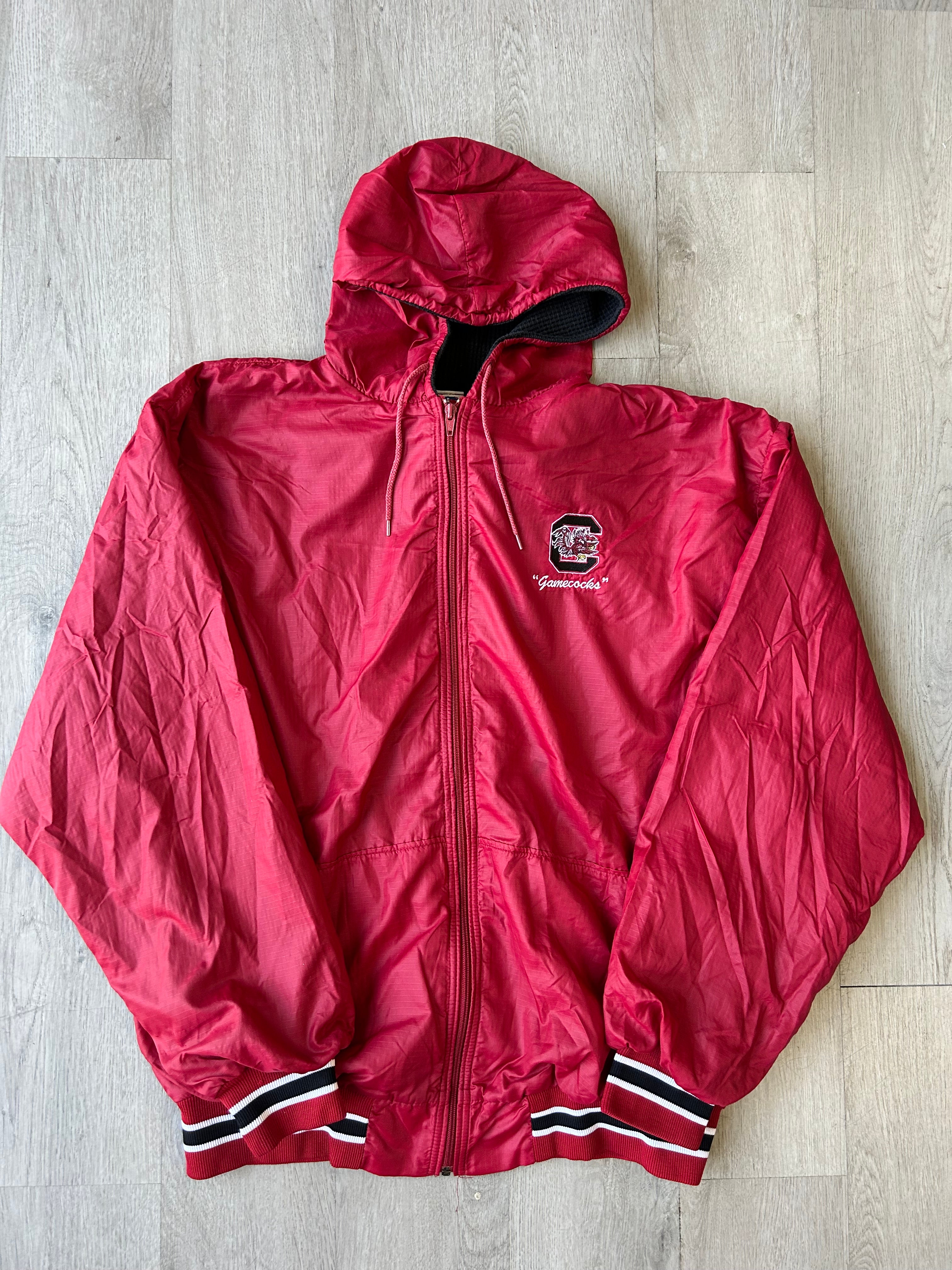 Vintage 1980s University of South Carolina Gamecocks Windbreaker Jacket