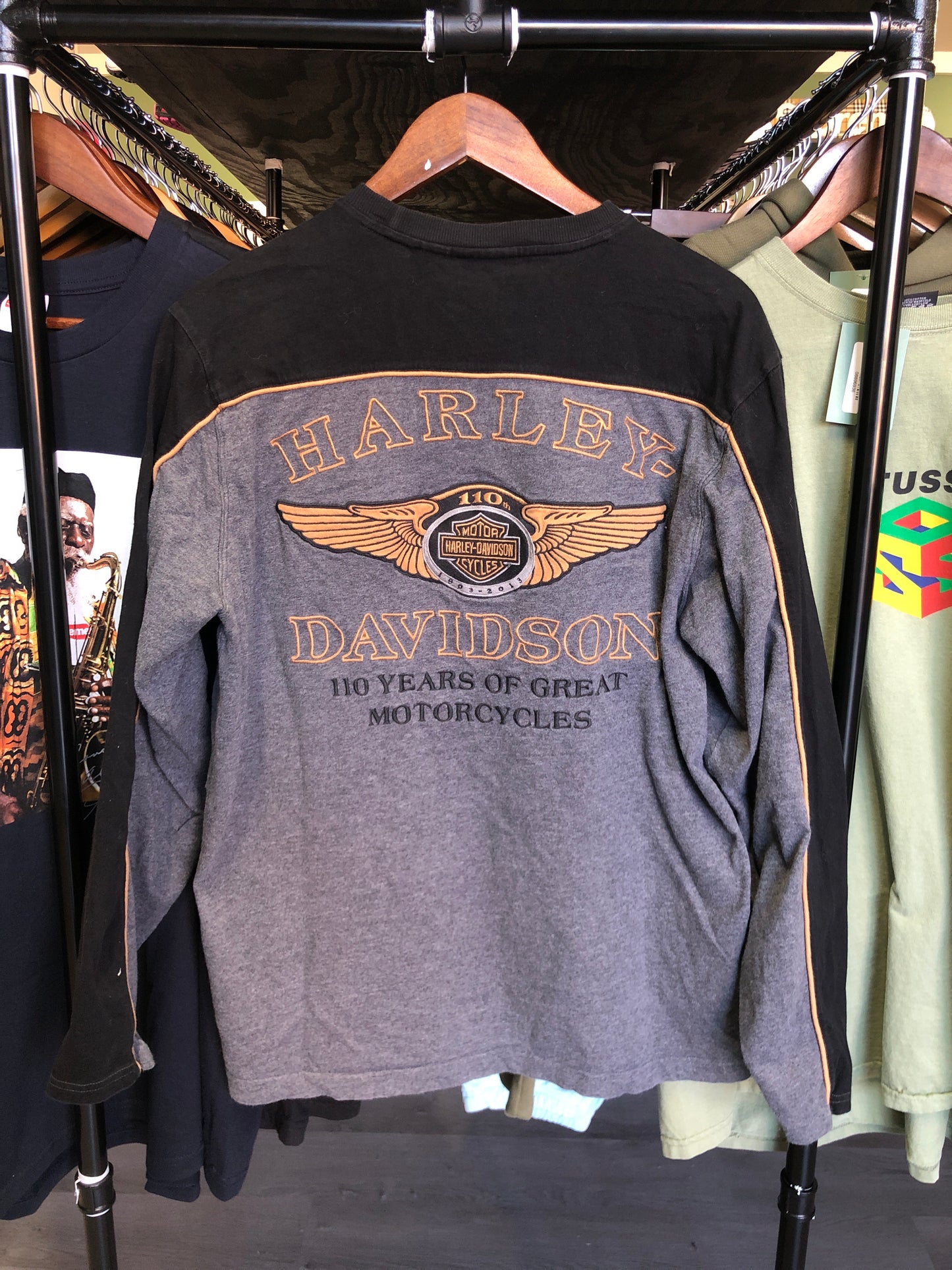 Vintage Harley Davidson 110 Years Long Sleeve Tee