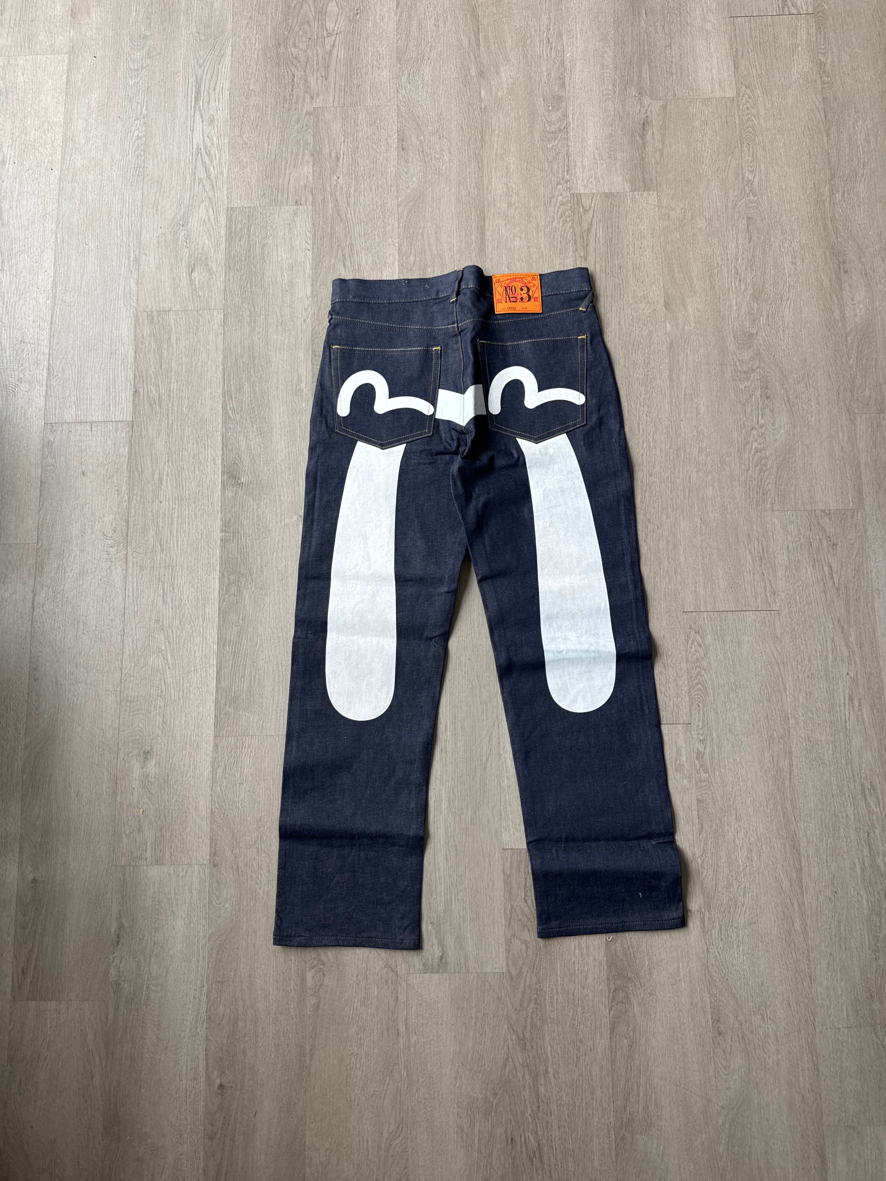 Evisu Japanese White Denim Jeans ￼