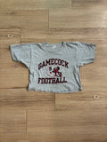 Vintage Gamecock Football Cropped Tee