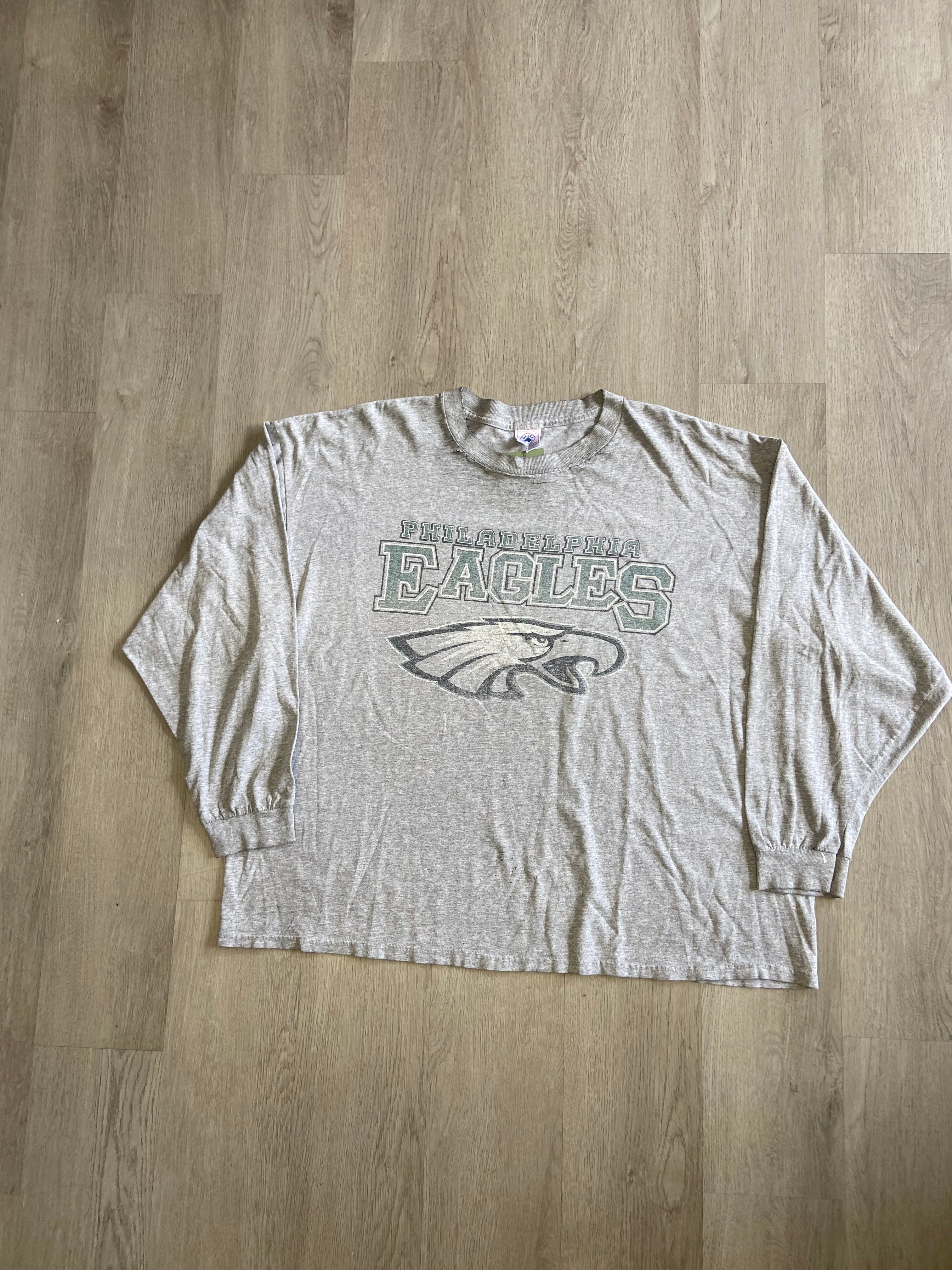 Vintage Grey NFL Philadelphia Eagles Longsleeve Tee