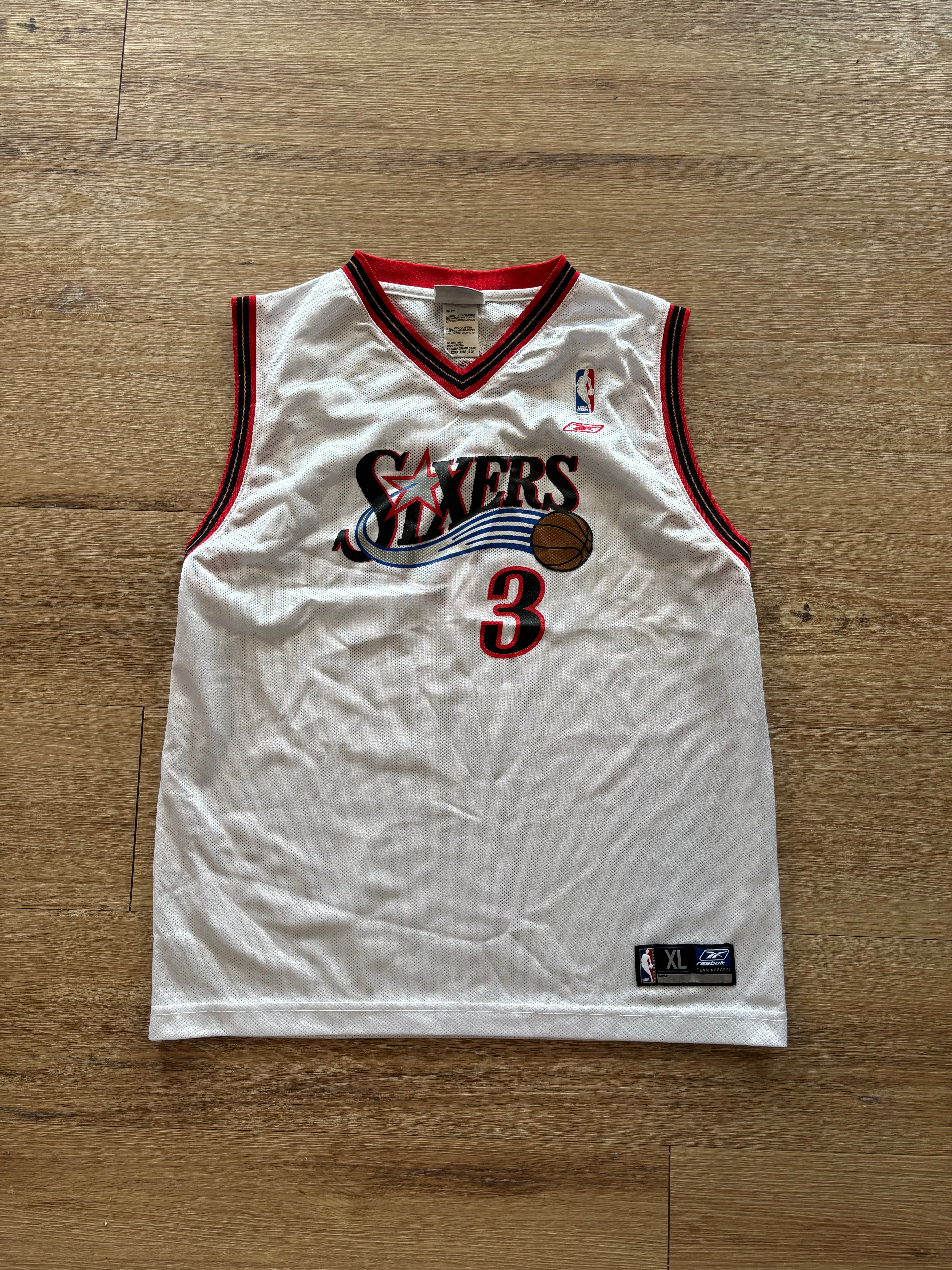 Reebok Allen Iverson Philadelphia 76ers Jersey