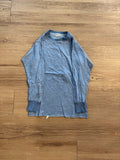 Vintage Light Blue Thermal Long Sleeve Tee