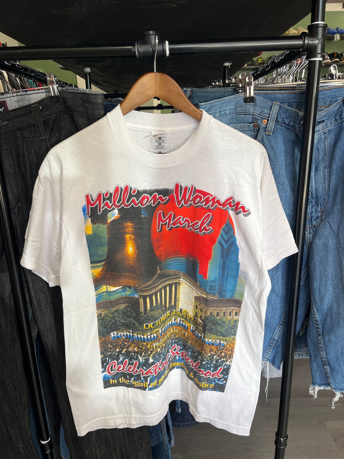 Vintage 1997 Million Woman March Tee