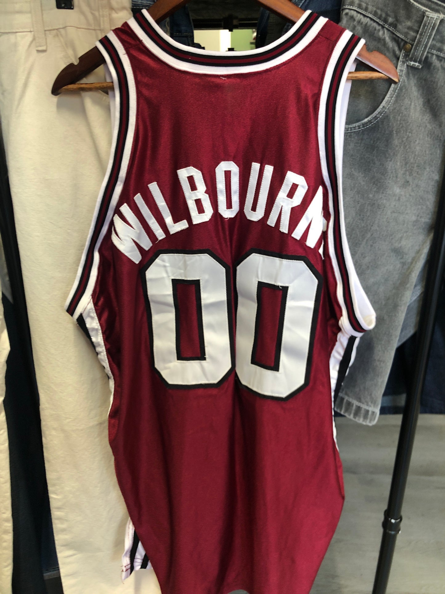 Vintage Gamecock Red Basketball Wilbourne Jersey