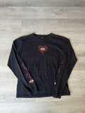 Vintage Harley Davidson Flame Heart Longsleeve