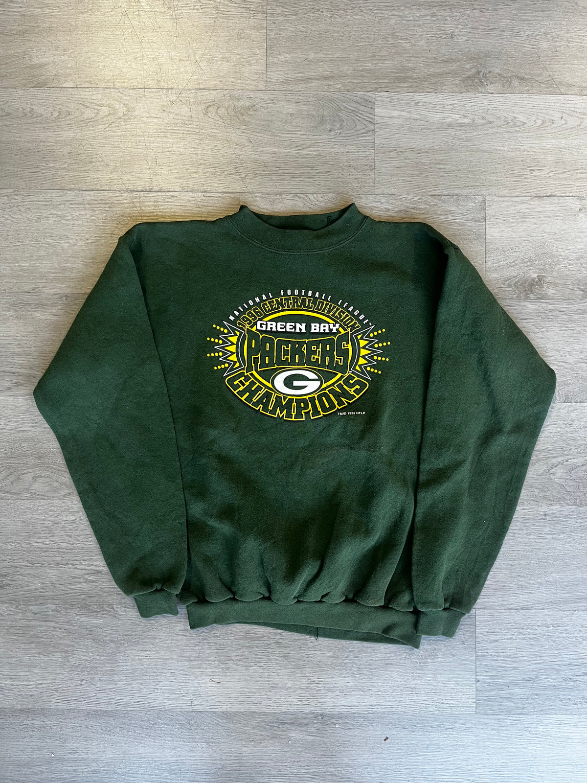 Vintage 1996 Green Bay Packers Central Division Champions Crewneck