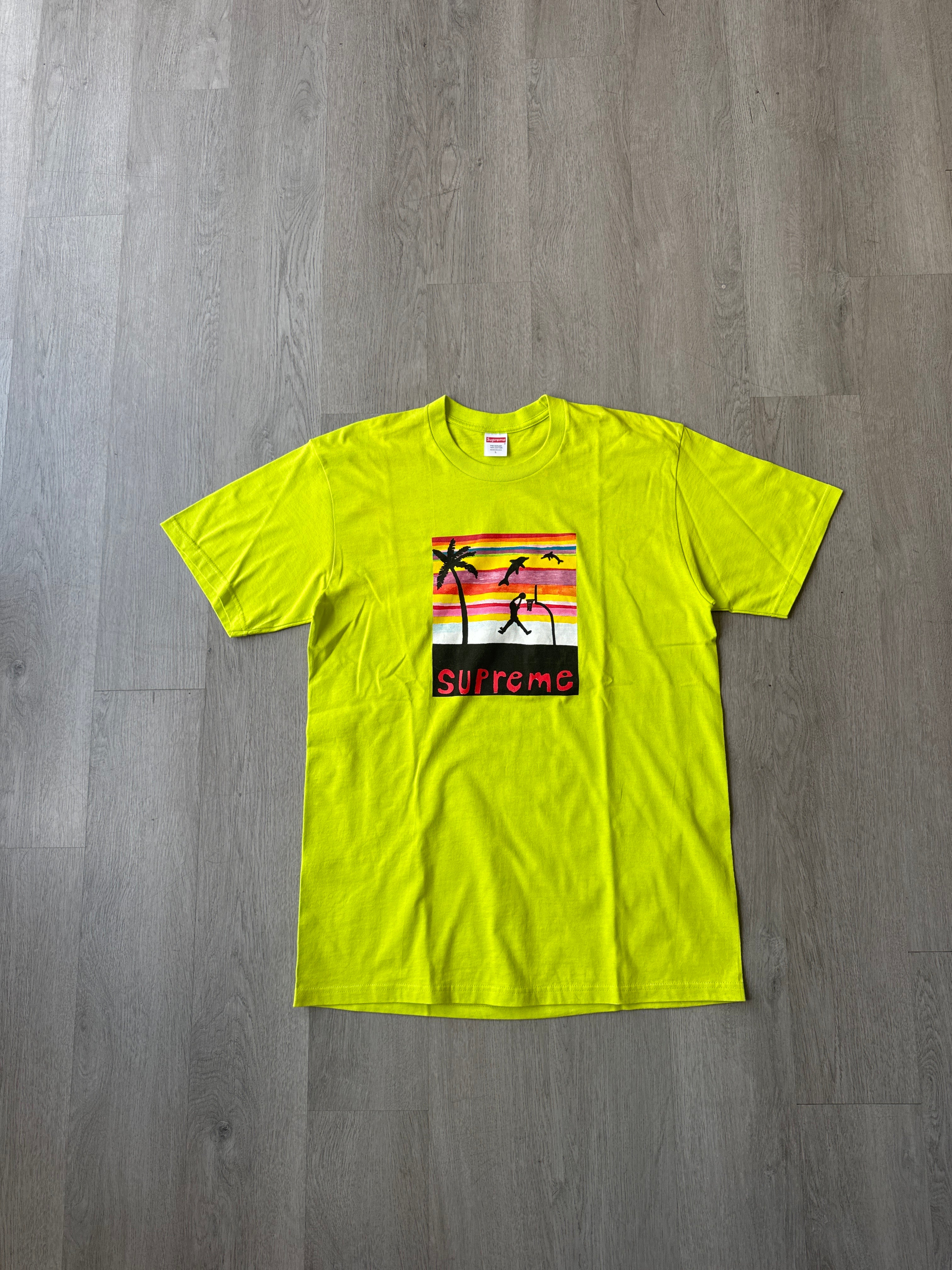 Supreme Dunk Bright Green Tee