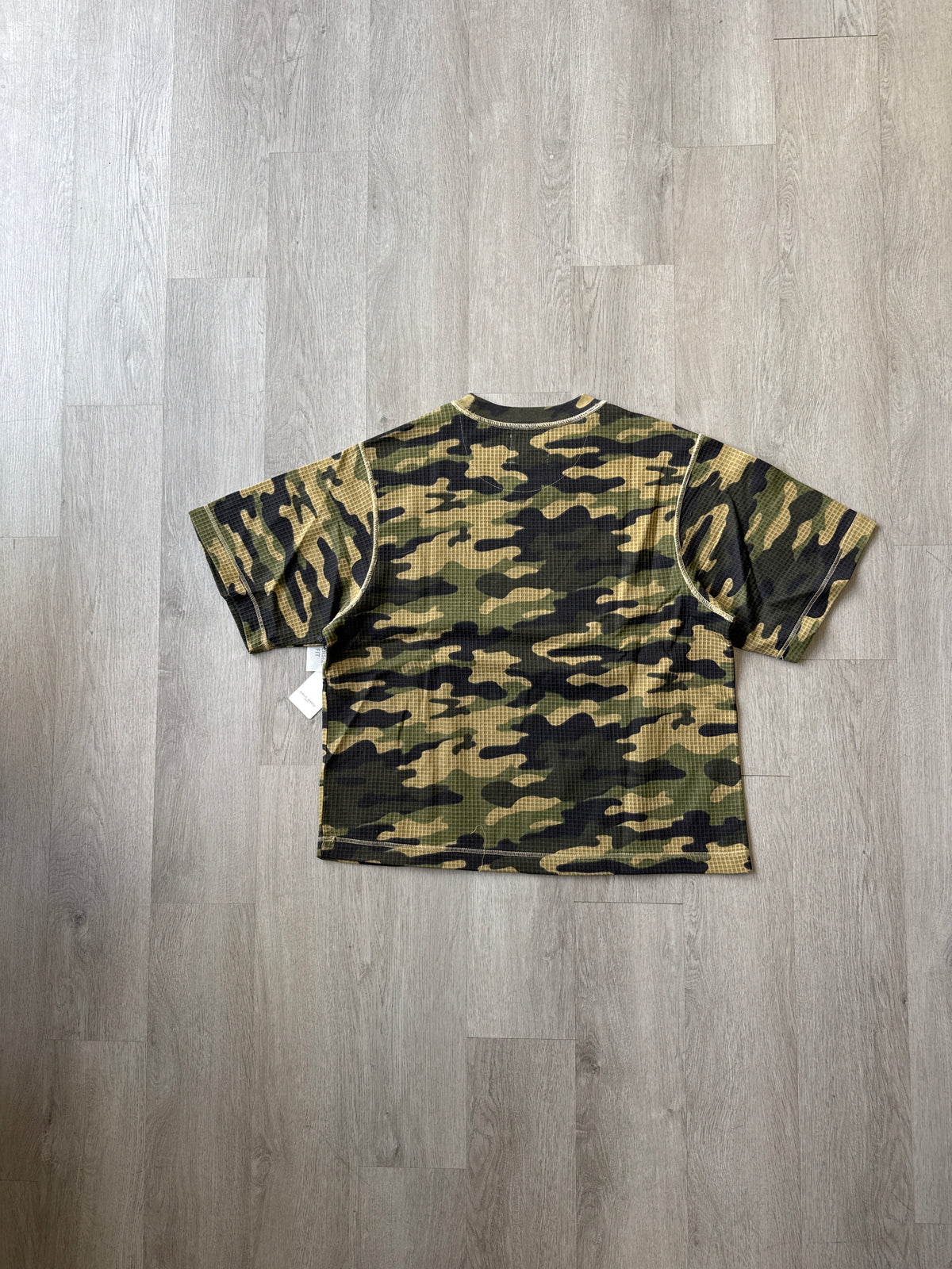 Public Supply NYC Woodland Camo Oversized Cropped Fit Tee