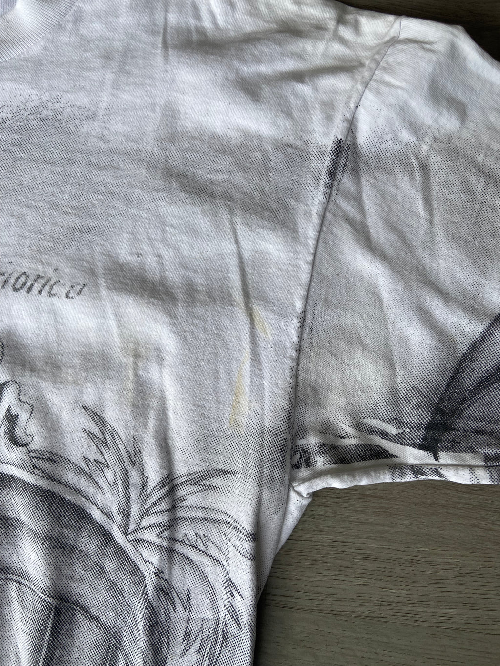 Vintage Walt Disney Mickey Mouse AOP Tee