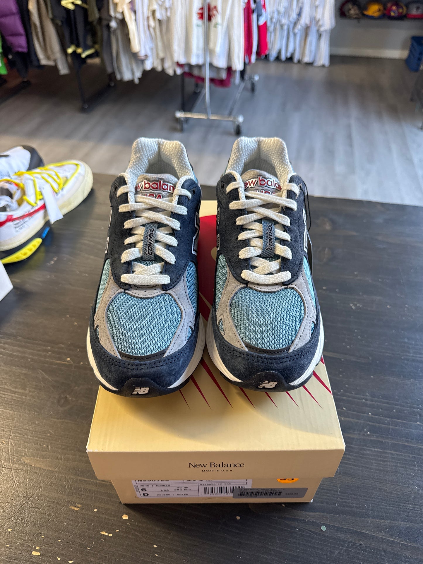 Pre-owned New Balance 990v3 Teddy Santis Navy Castlerock