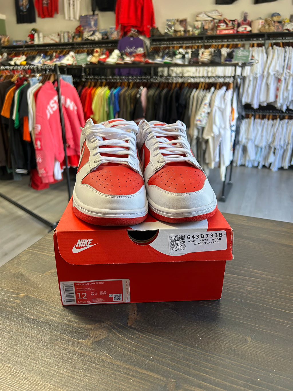 Pre-Owned Nike Dunk Low Championship Red