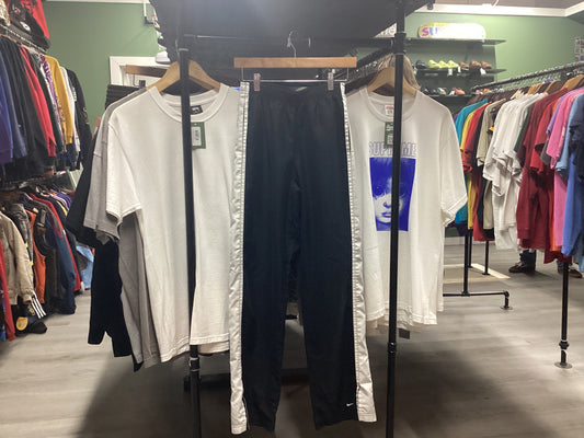 Nike White Stripe Trackpants