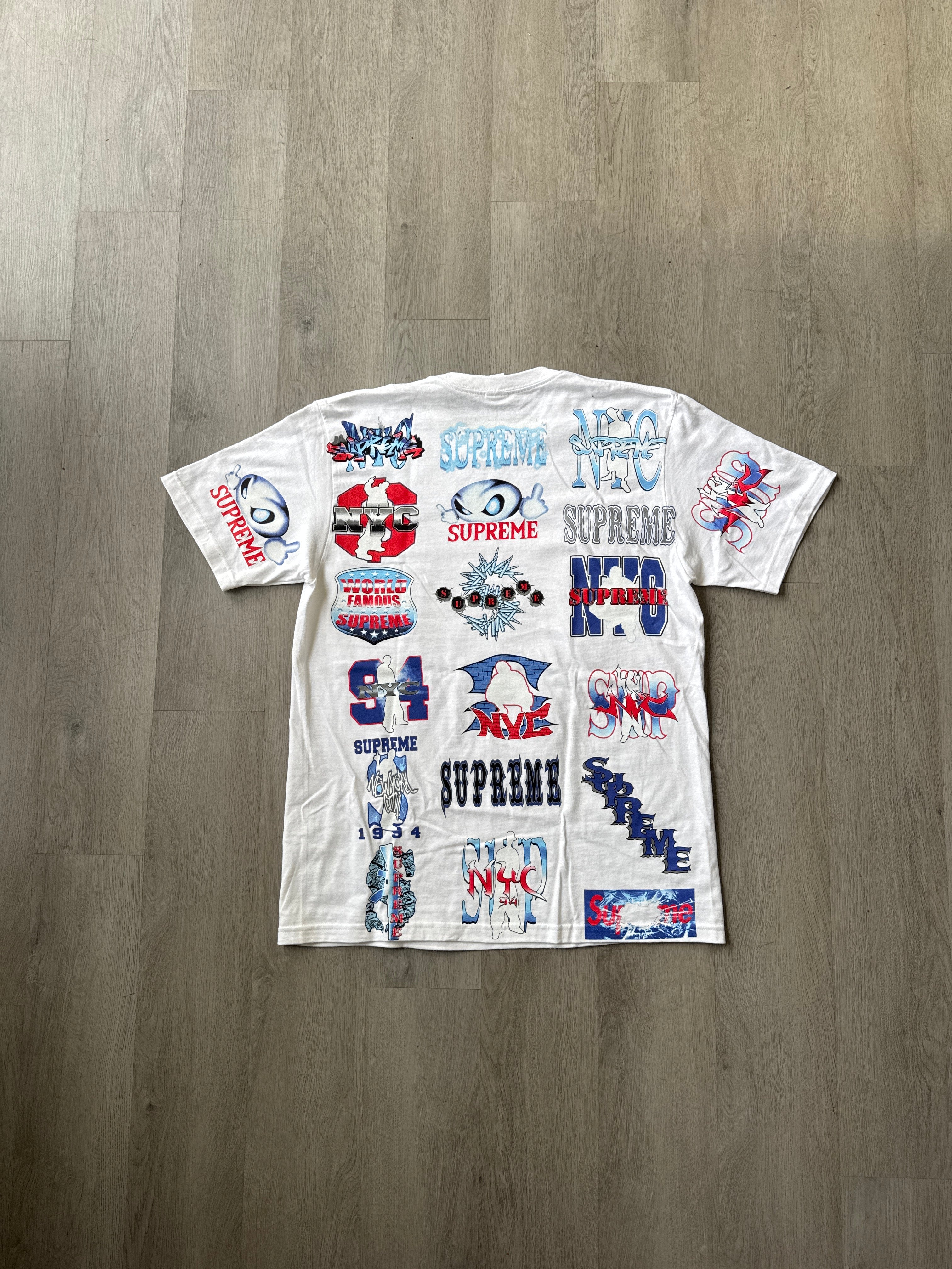 Supreme Flash Art Dealer White Tee SS26