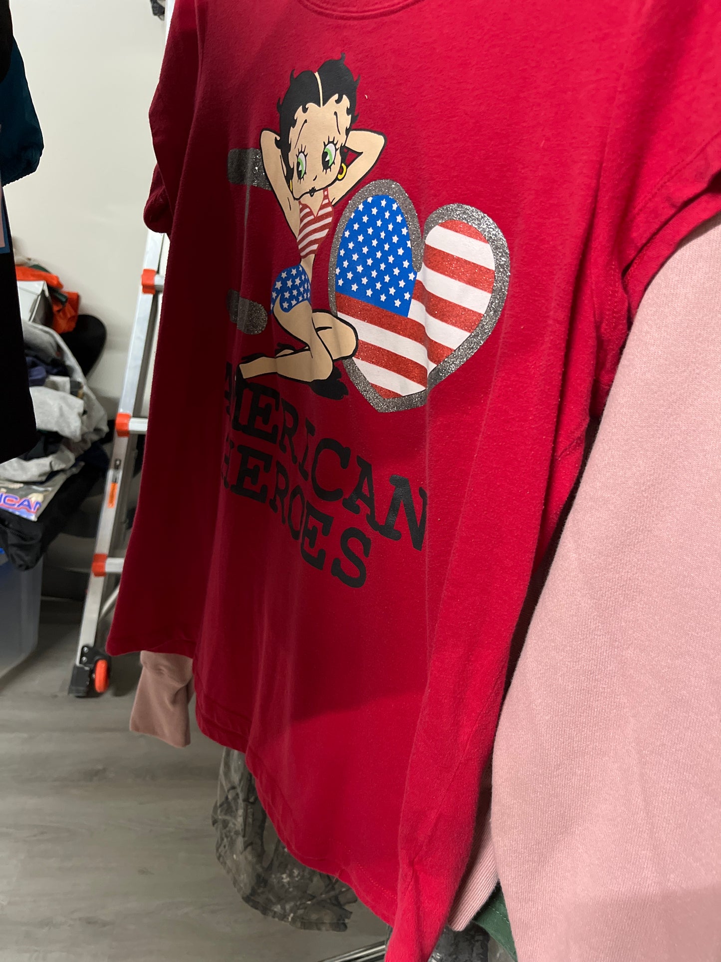 Women’s Betty Boop American Heroes Tee