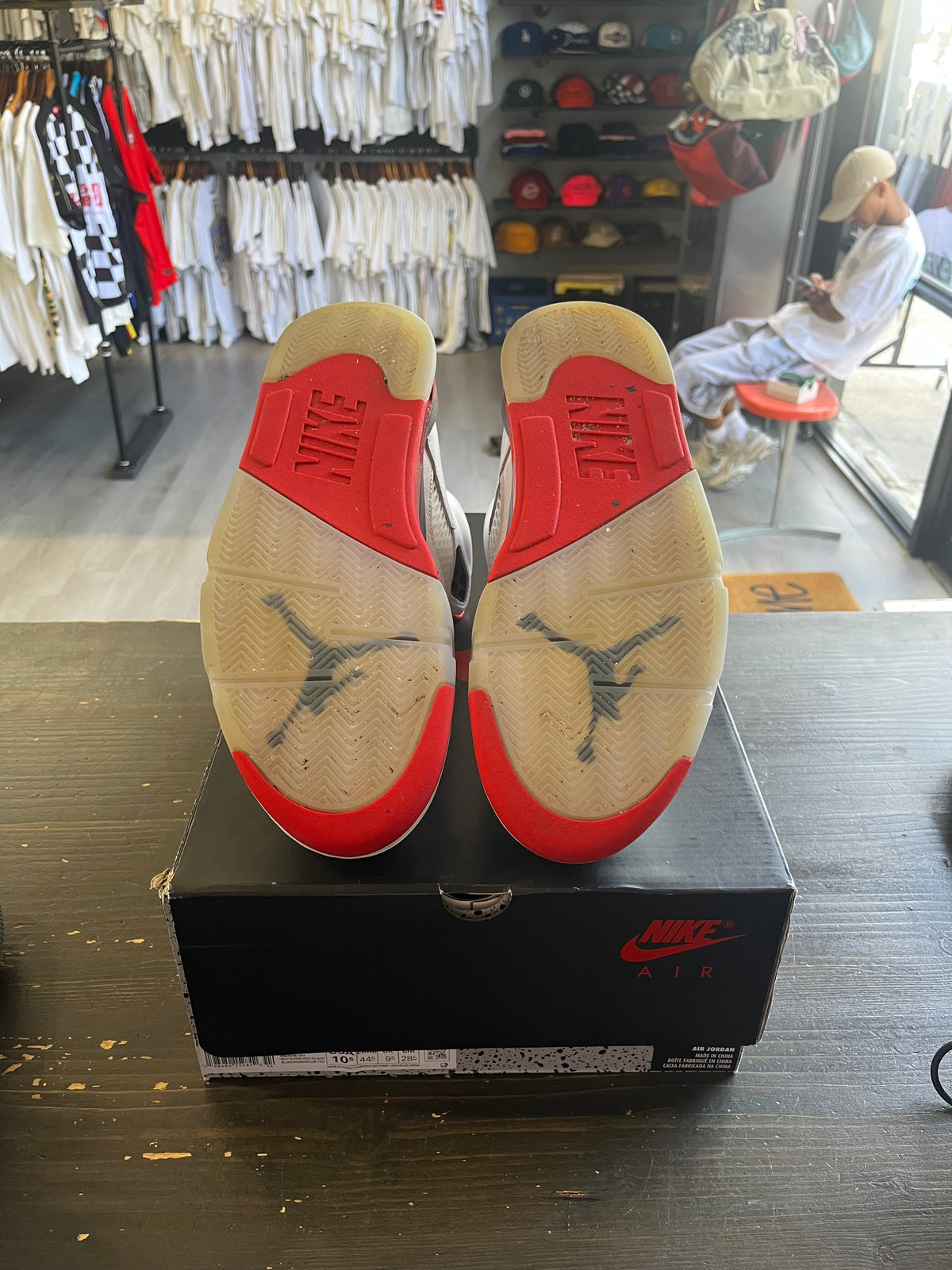 Pre-Owned Jordan 5 Retro Fire Red Black Tongue (2025)