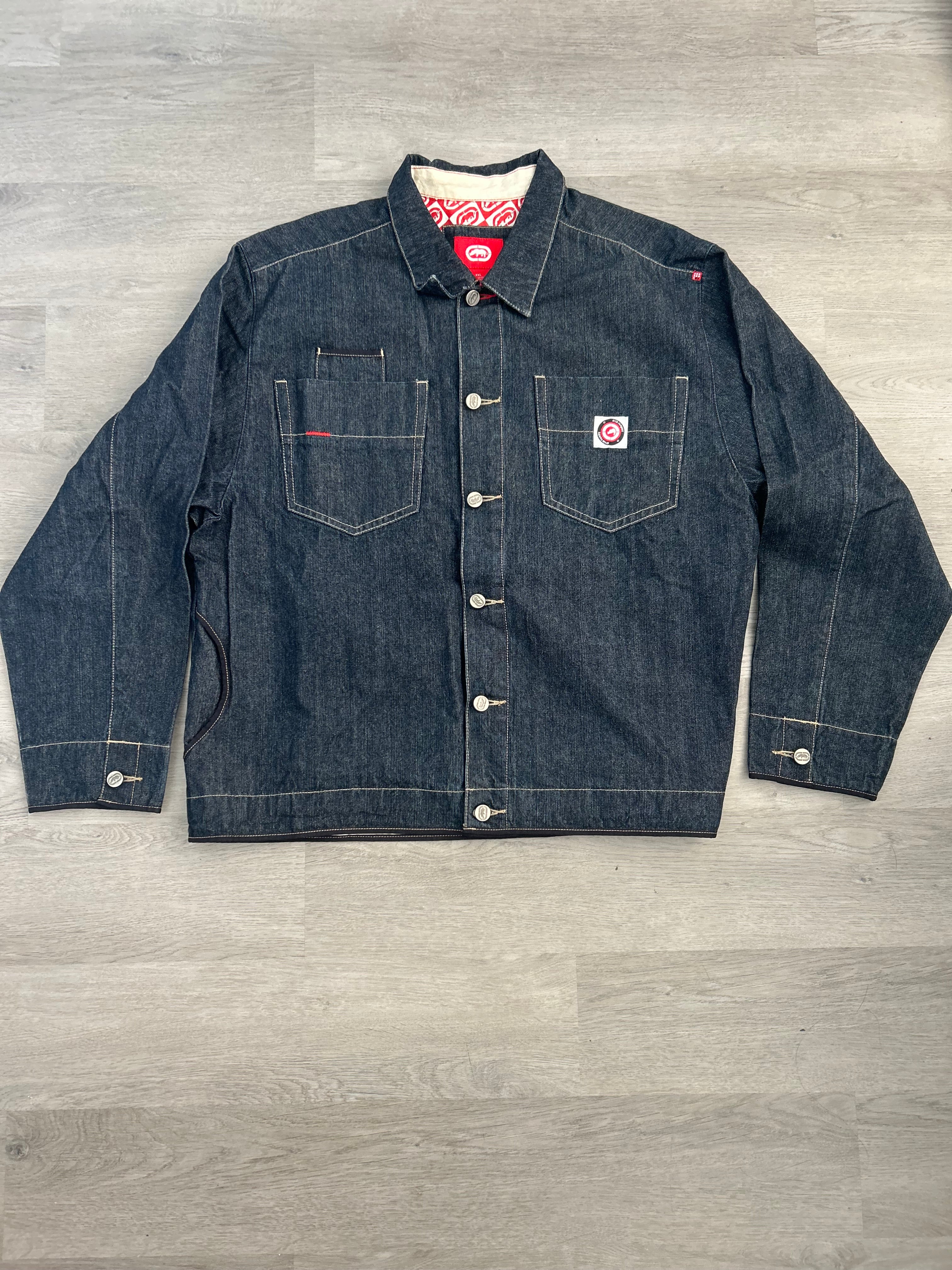 Y2K Ecko Unltd Denim Workwear Jacket
