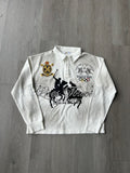 Vale Forever Presidente Rugby 'White' long-sleeve polo